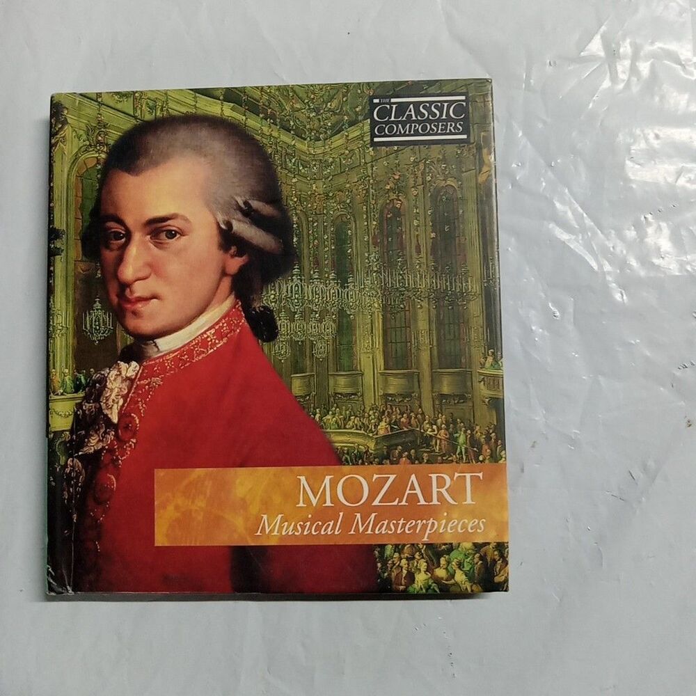 Mozart Musical Masterpieces CD and Book Classic Composers Series MINT CONDITION